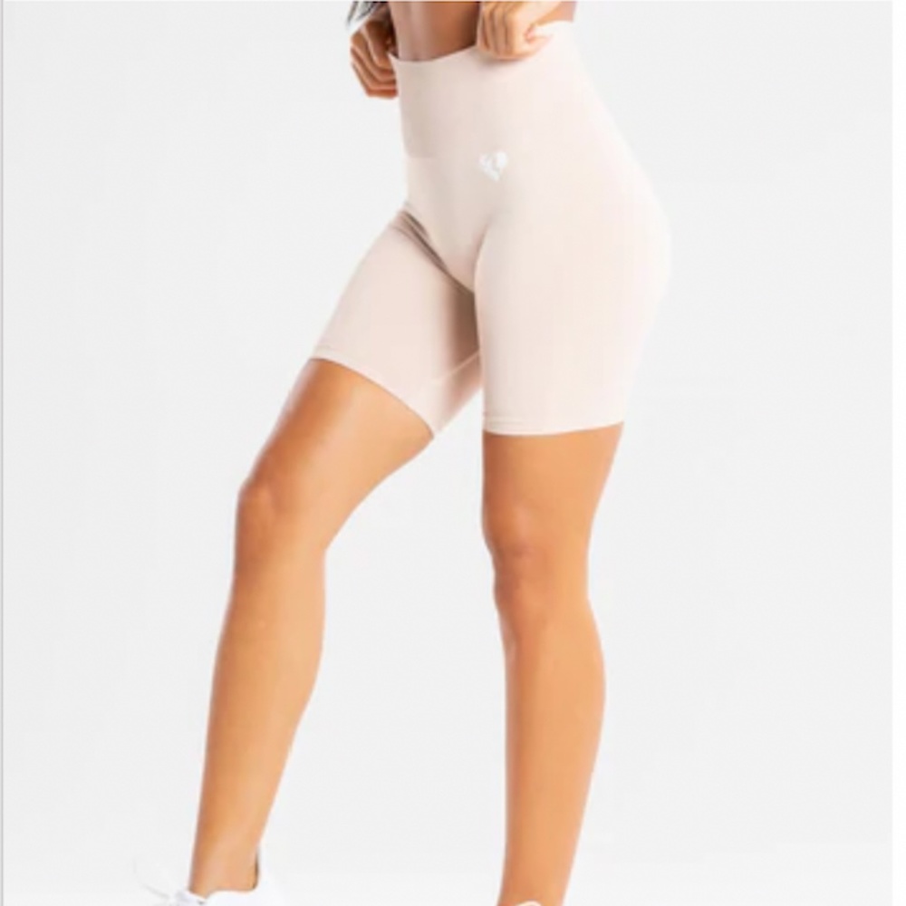 Women's Best - Cream Spandex Shorts